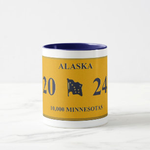 Alaska License Plate mugg