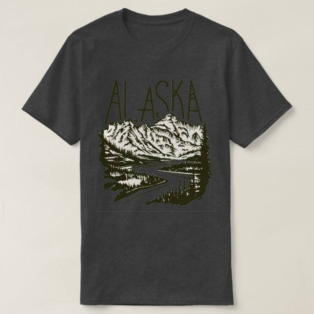 Alaska Ligcape TShirt 1 T Shirt (Design framsida)