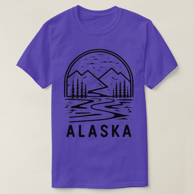Alaska Ligcape TShirt T Shirt (Design framsida)