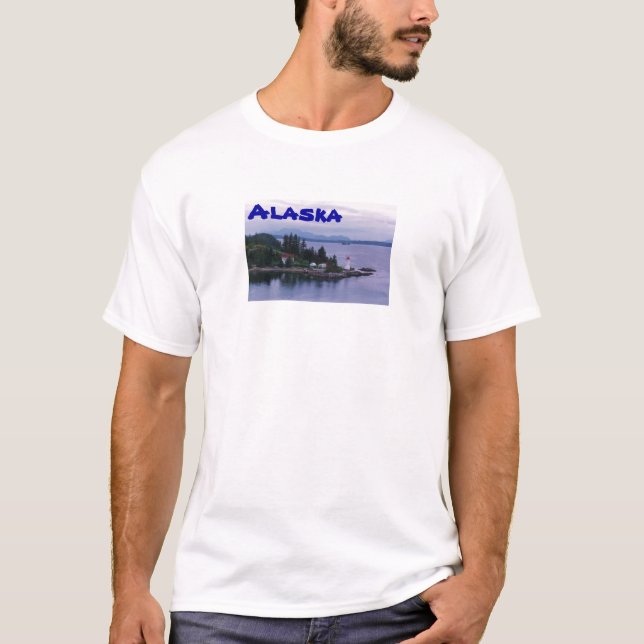 Alaska Lighthouse T Shirt (Framsida)