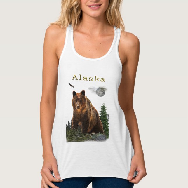 Alaska Linne Med Racerback (Framsida)