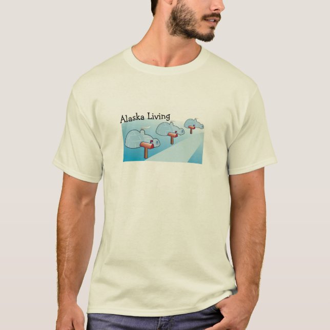 Alaska Living T Shirt (Framsida)