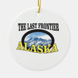 alaska logotypkonst julgransprydnad keramik