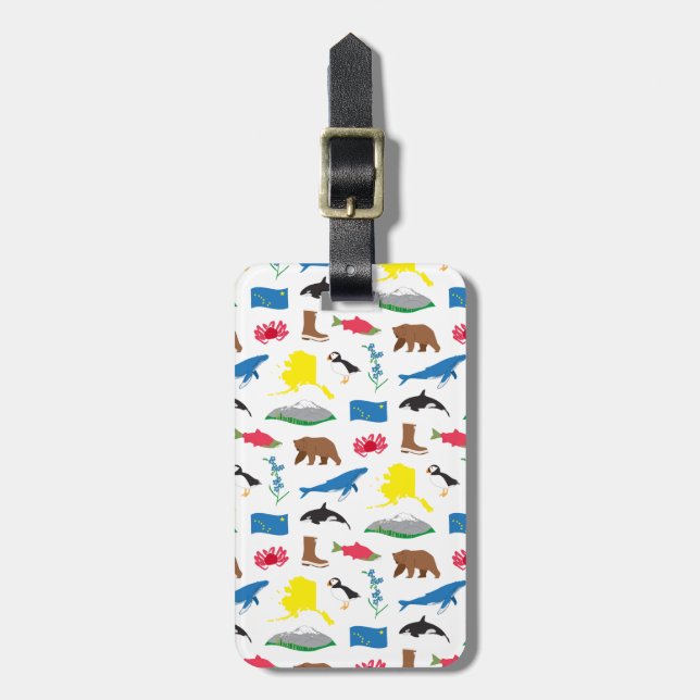 Alaska Luggage Tag Bagagebricka (Vertikal Framsida)
