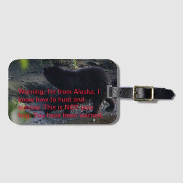 Alaska Luggage Tag Bagagebricka (Framsida horisontal)