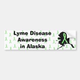 Alaska Lyme Disease Medvetenhet Bumperdekal Bildekal