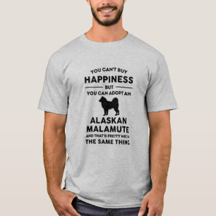 Alaska Malamute Adoption Happity T Shirt