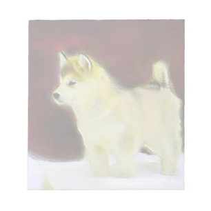 Alaska malamute anteckningsblock