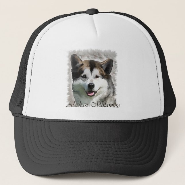 Alaska Malamute Art Gifts Keps (Framsida)