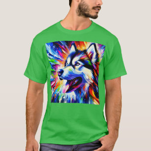 Alaska Malamute Art TShirt T Shirt