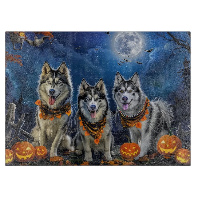 Alaska Malamute Halloween Spooky (Framsidan)