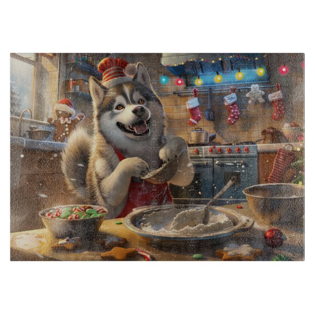 Alaska Malamute Helgdag Baking: God jul (Framsidan)
