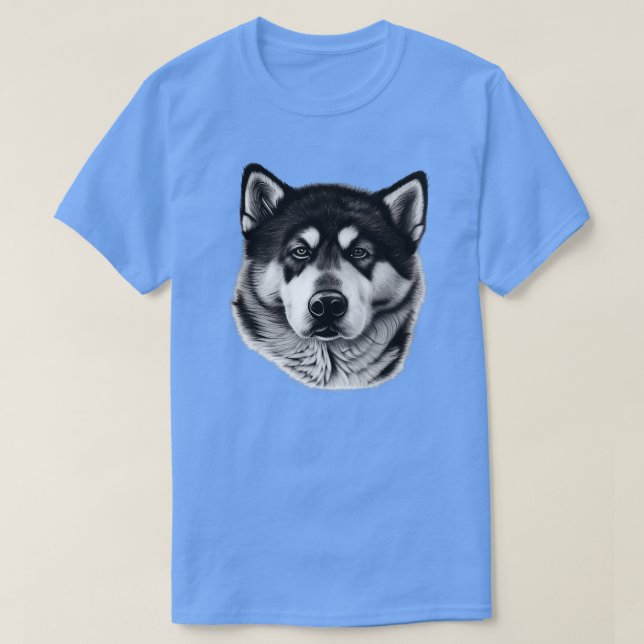 Alaska Malamute Hund 1 T Shirt (Design framsida)