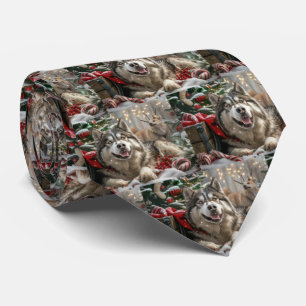 Alaska Malamute Hund jul - helgdag Slips