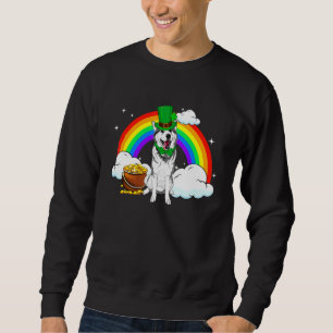 Alaska Malamute Hund Lång Ärmad Tröja