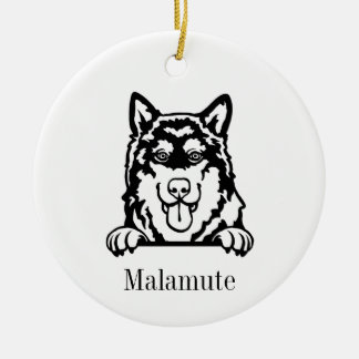Alaska Malamute hund ornament