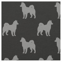 Alaska Malamute Hund Silhouettes Patterned
