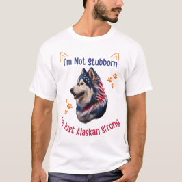 Alaska Malamute Hund T Shirt
