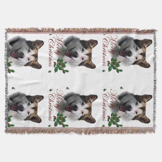 Alaska Malamute jul Filt (Framsidan)