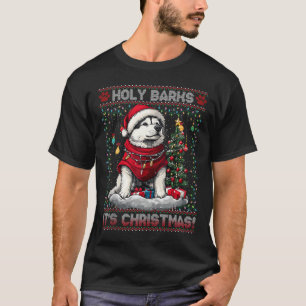 Alaska Malamute Julgran Dekoration Hund Lo T Shirt
