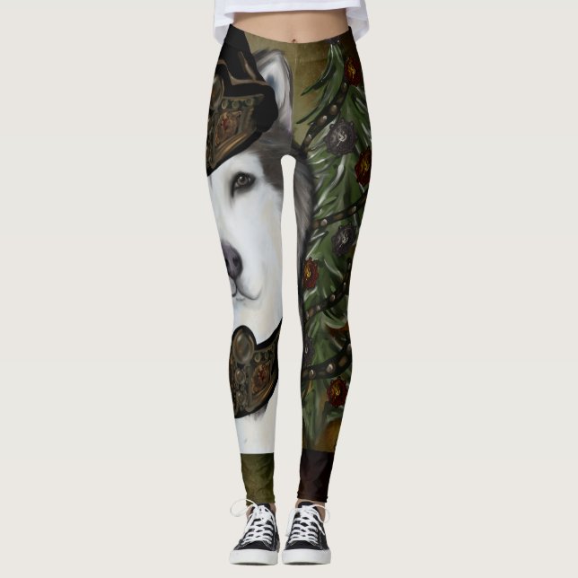 Alaska Malamute Leggings (Framsida)