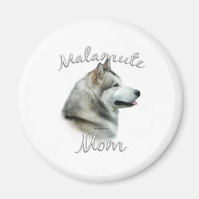 Alaska Malamute Mamma 2 Magnet (Framsidan)