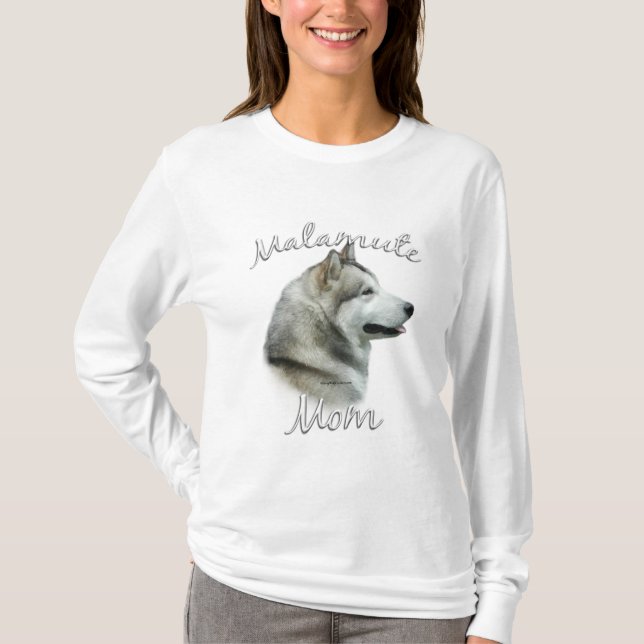 Alaska Malamute Mamma 2 T Shirt (Framsida)