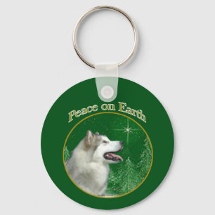 Alaska Malamute Peace Nyckelring