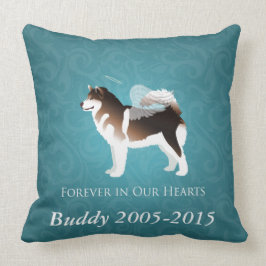 Alaska Malamute Pet Loss Design Kudde