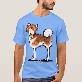 Alaska Malamute Playful Rödhårig T Shirt