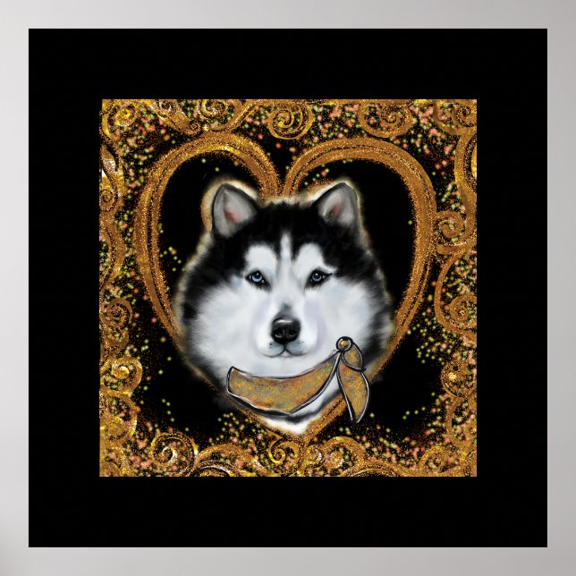 Alaska Malamute Poster (Framsidan)