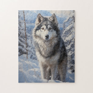 Alaska Malamute Pussel