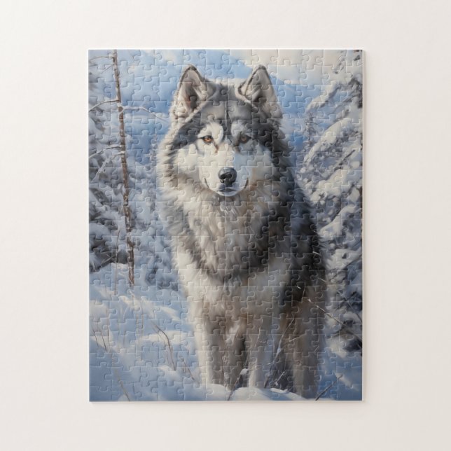 Alaska Malamute Pussel (Vertikal)