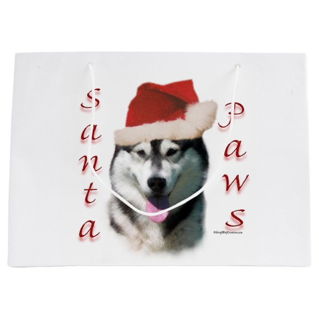 Alaska Malamute Santa Tassar (Framsidan)