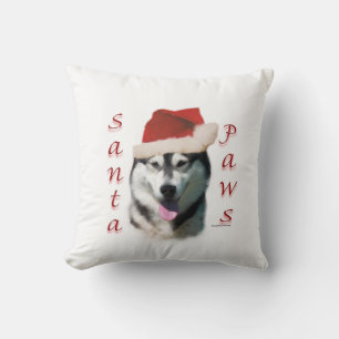 Alaska Malamute Santa Tassar Kudde