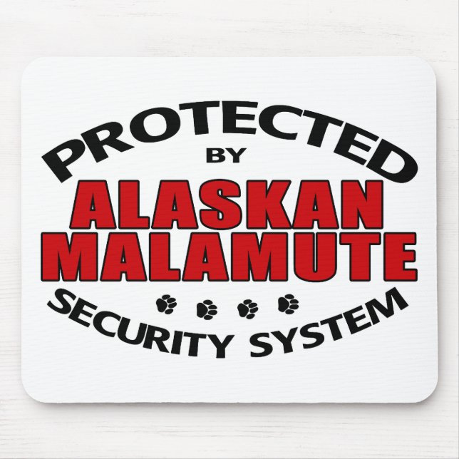 Alaska Malamute Security Musmatta (Framsidan)