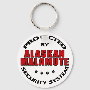 Alaska Malamute Security Nyckelring