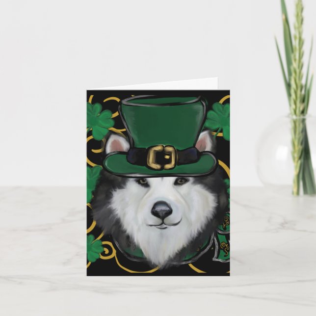 Alaska Malamute Tack Kort (Framsida)