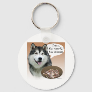 Alaska Malamute Turkiet Nyckelring