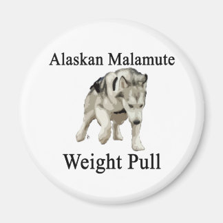 Alaska Malamute Weight pull Magnet