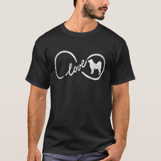 Alaska Malamute Women Tonåring flickor Kids Un Kär T Shirt