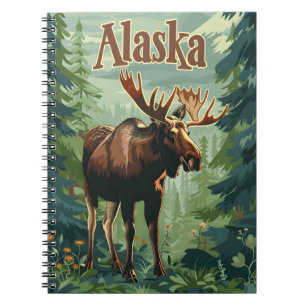 Alaska Moose Anteckningsbok