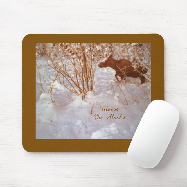 Alaska Moose Mouse Pad Musmatta (Med mus)