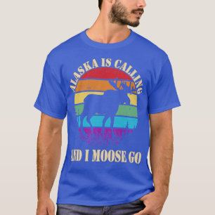 Alaska Moose Tourist Travel Funny TShirt T Shirt