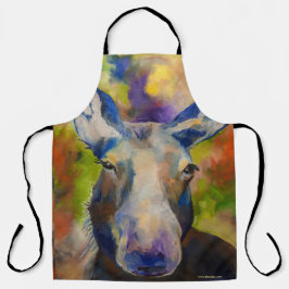 Alaska Moosey Moose BBQ Apron