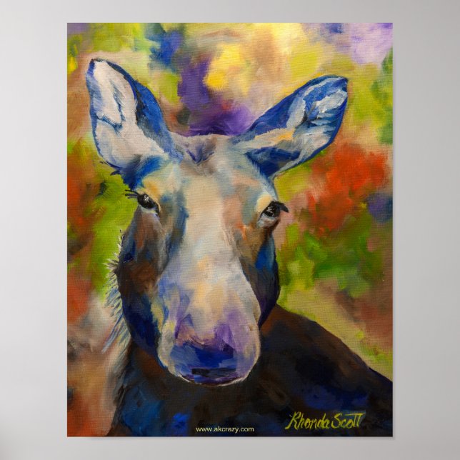 Alaska, Moosey Moose Poster (Framsidan)