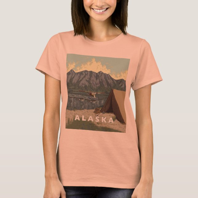 Alaska Mountain Äventyr T-shirt (Framsida)