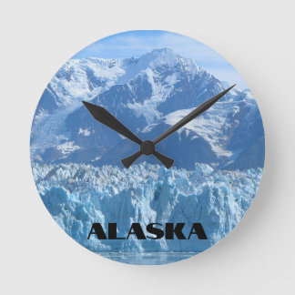 Alaska Mountain Glacier Möter Ocean Rund Klocka