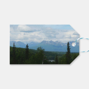 Alaska Mountain Range Panoramic Fotography Presentetikett