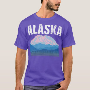 Alaska Mountain Snö Alaska Älskare Winter TShirt T Shirt